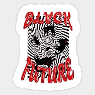 Black Future Sticker